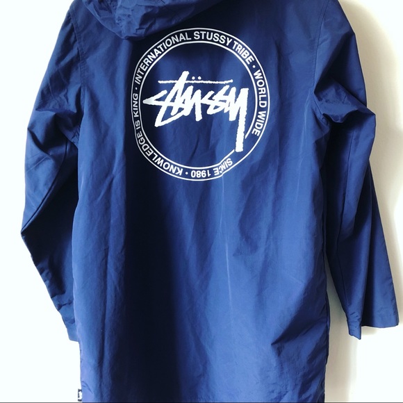 Stussy Windbreaker Trench Jacket 